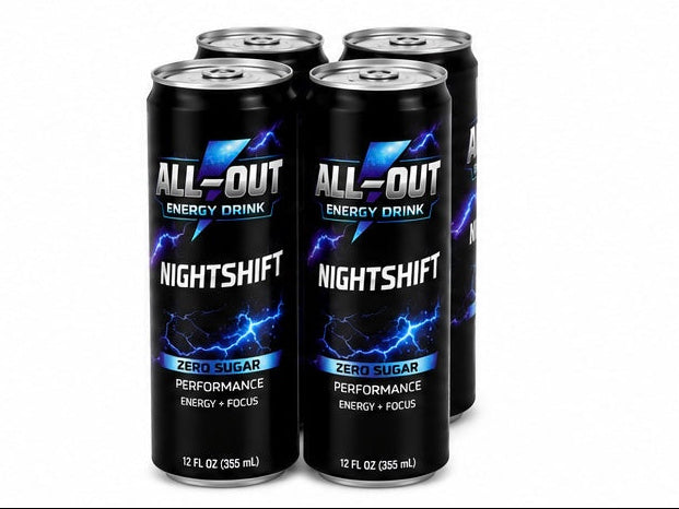 Nightshift- Zero Sugar Energy Drink (12oz) 4PK