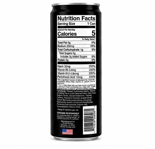 Nightshift- Zero Sugar Energy Drink (12oz) 4PK
